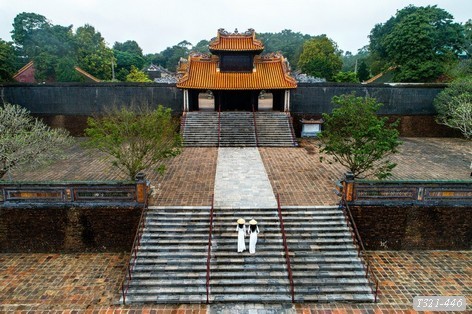 Tranh dán tường phong cảnh kinh thành Huế T321-446